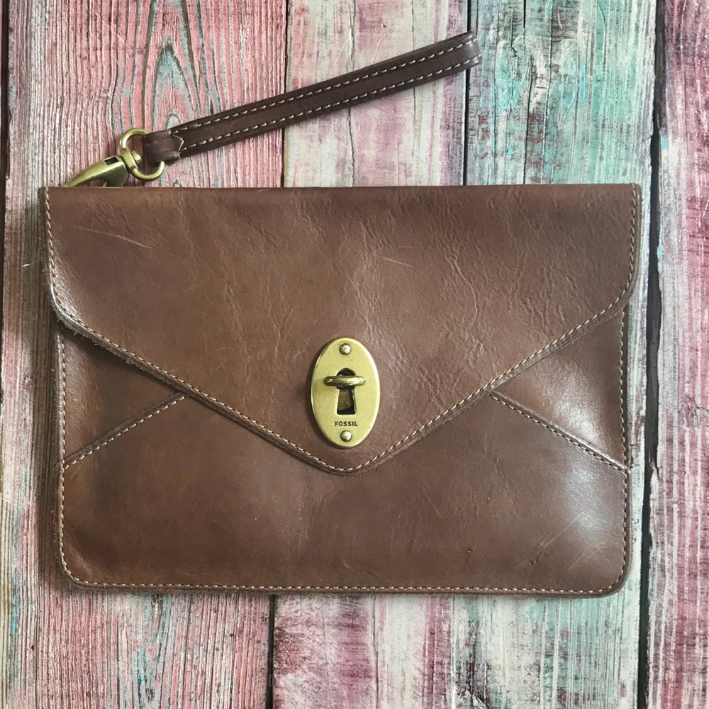 Fossil Leather Envelope Purse